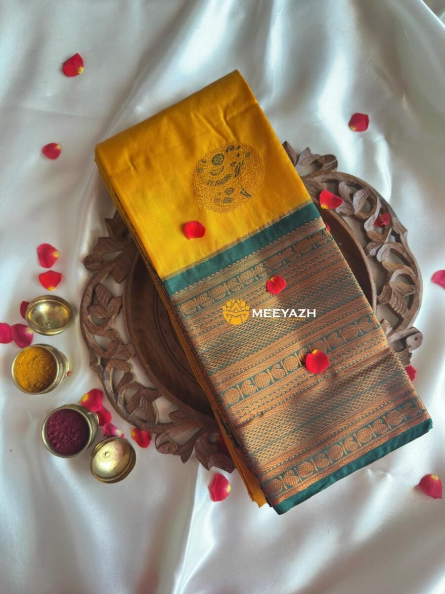 Temple Inspired Saree-MY111